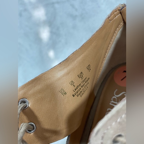 Franco Sarto - Tan Suede/Leather Heeled Sandals - 7M - Picture 9 of 12